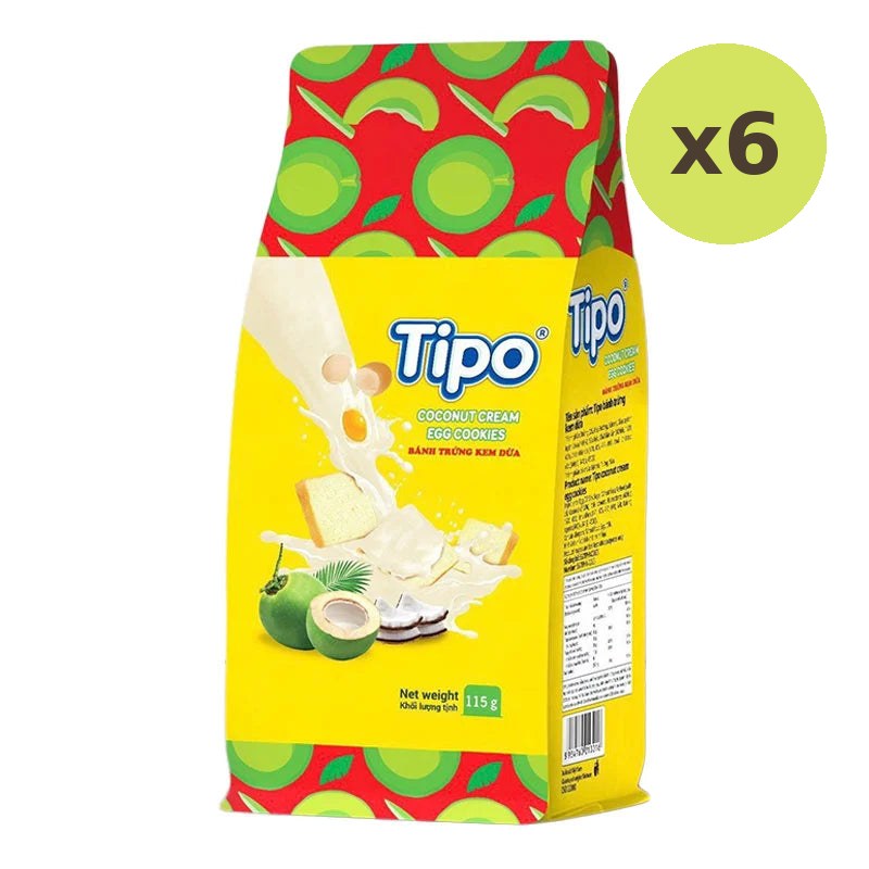 Tipo Coconut Egg Cookies 115g