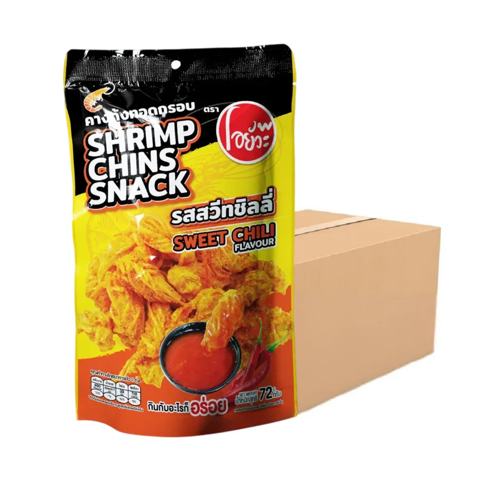 O-YUA Crispy Fried Shrimp Chin Sweet Chili Flavor. Shrimp Chin