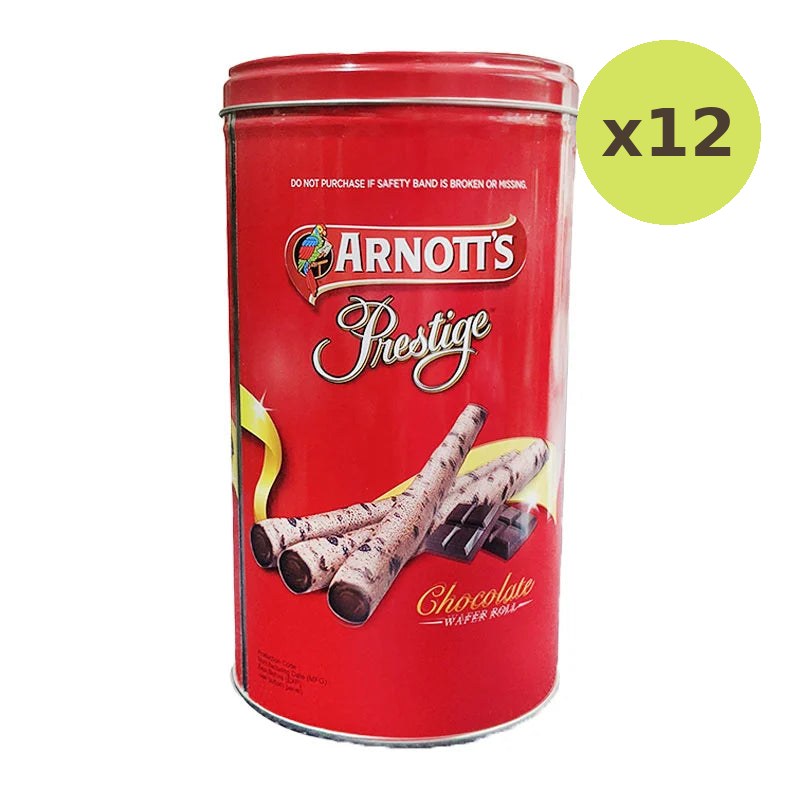 Arnotts Prestige Chocolate Wafer Roll 330g