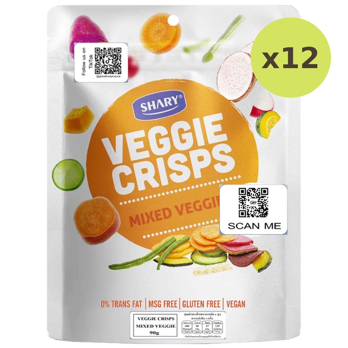 Shary Crisps Mixed Veggie