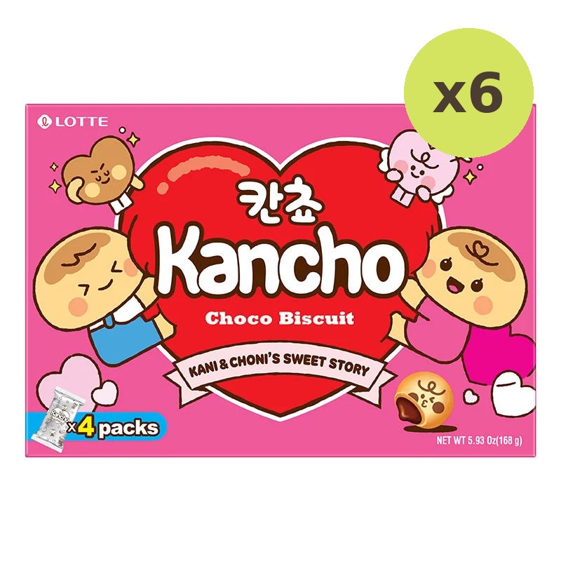 Lotte Kancho Biscuit Choco 168g