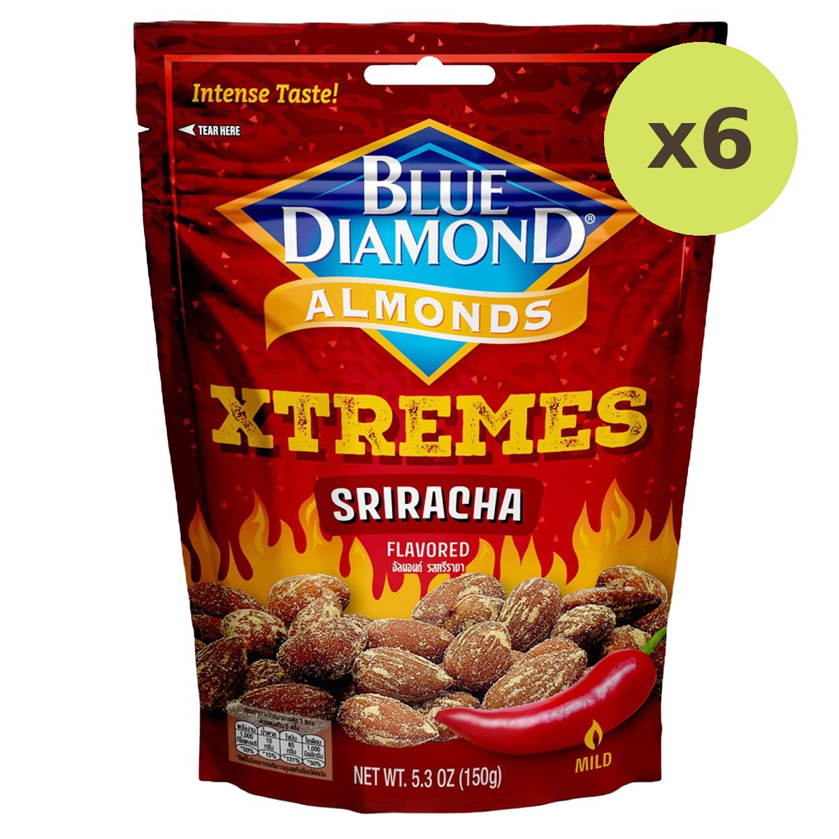 Blue Diamond Almonds Sriracha Flavor