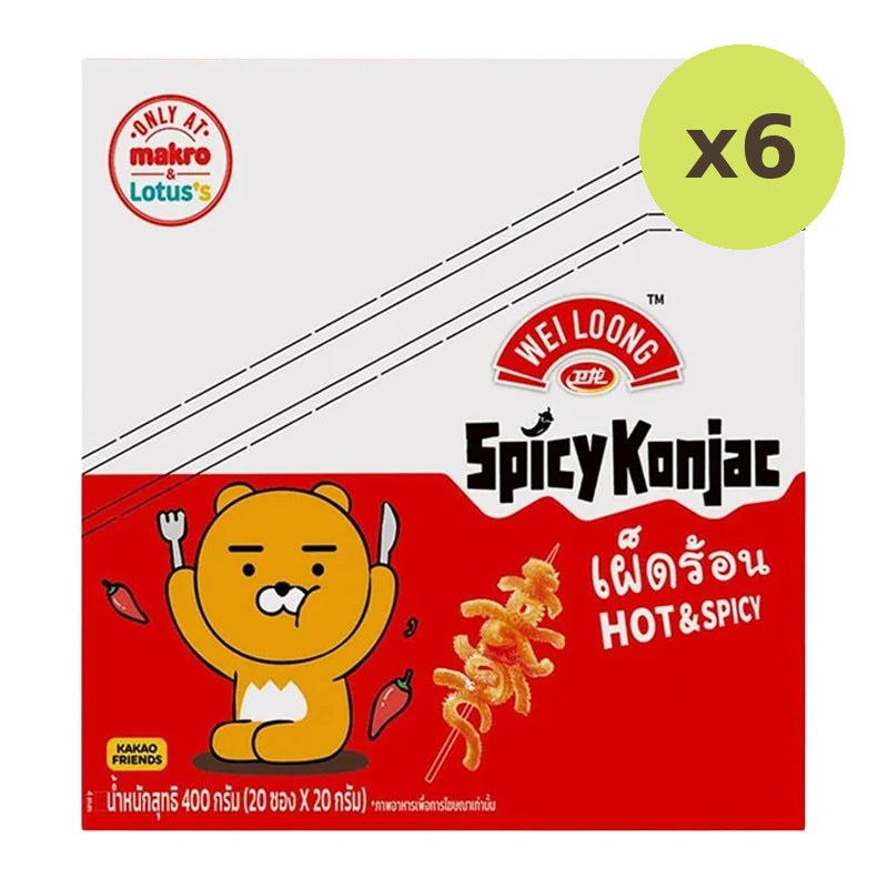 WEI Loong Konjac Hot And Spicy 400g