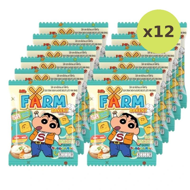 Joto Farm Biscuit Bakery Sour Cream Onion With Shinchan Face 20g