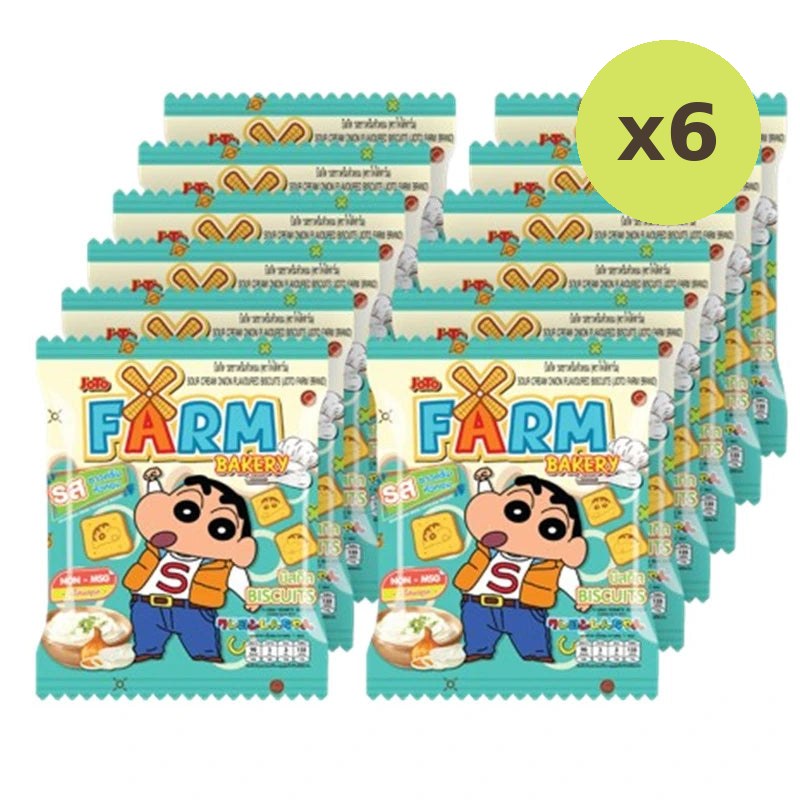Joto Farm Biscuit Bakery Sour Cream Onion With Shinchan Face 20g