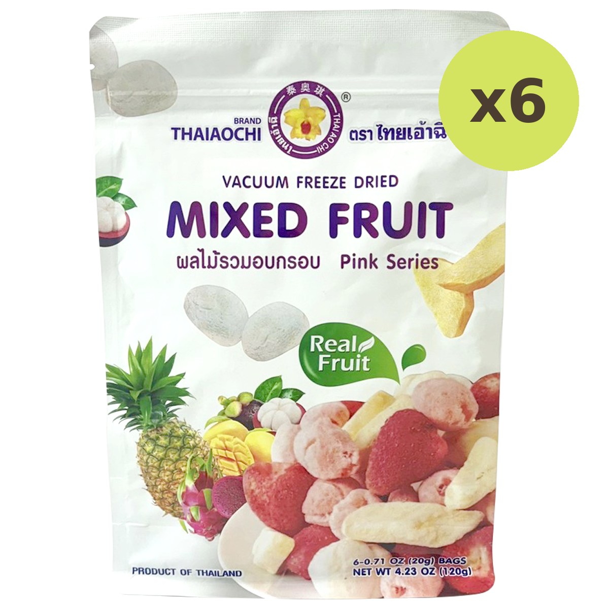 Thaiaochi Mixed Fruit Pink Series