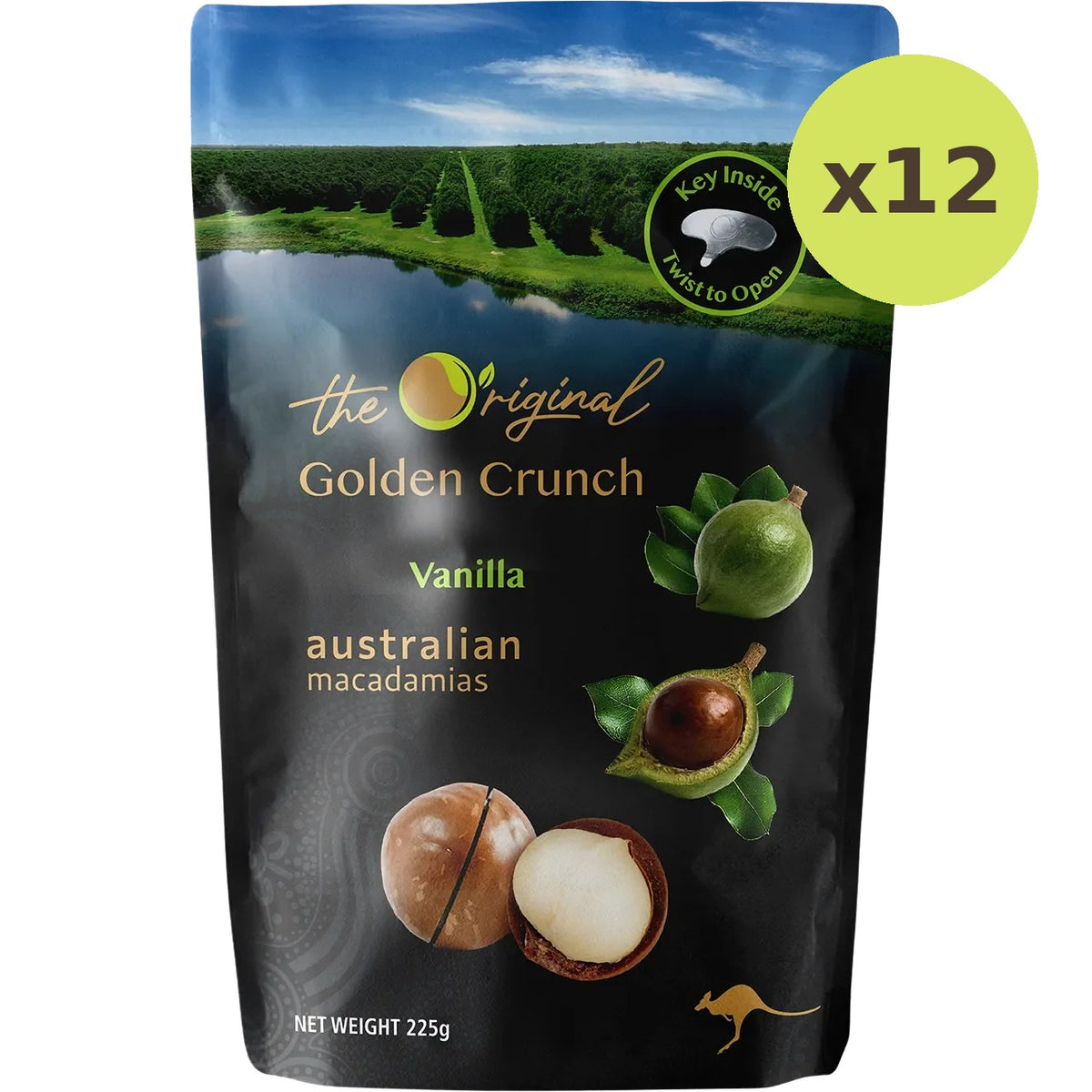 The Original Vanilla Golden Crunch Macadamias