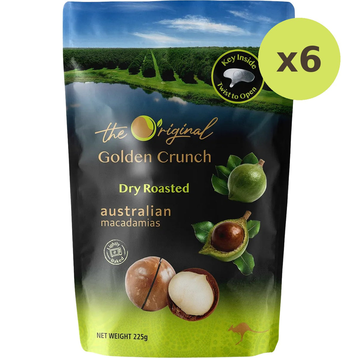 The Original Dry Roasted Golden Crunch Macadamias
