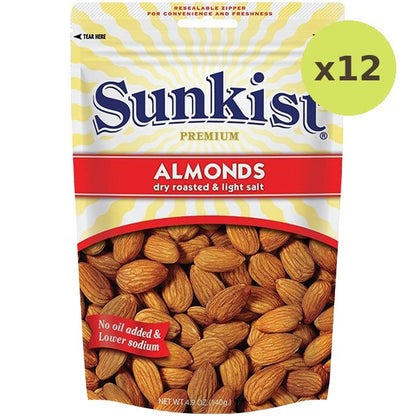 Sunkist Dry Roasted & Light Salt Almonds