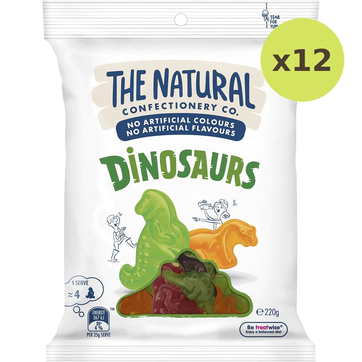 The Natural Confectionery Co. Dinosaurs Jelly
