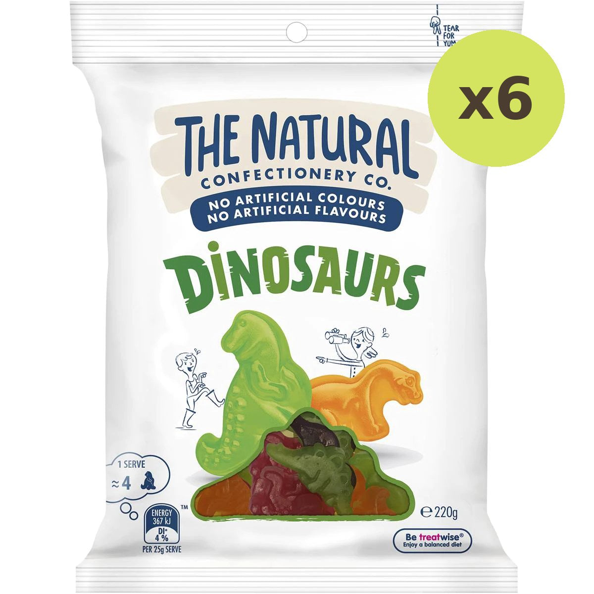 The Natural Confectionery Co. Dinosaurs Jelly