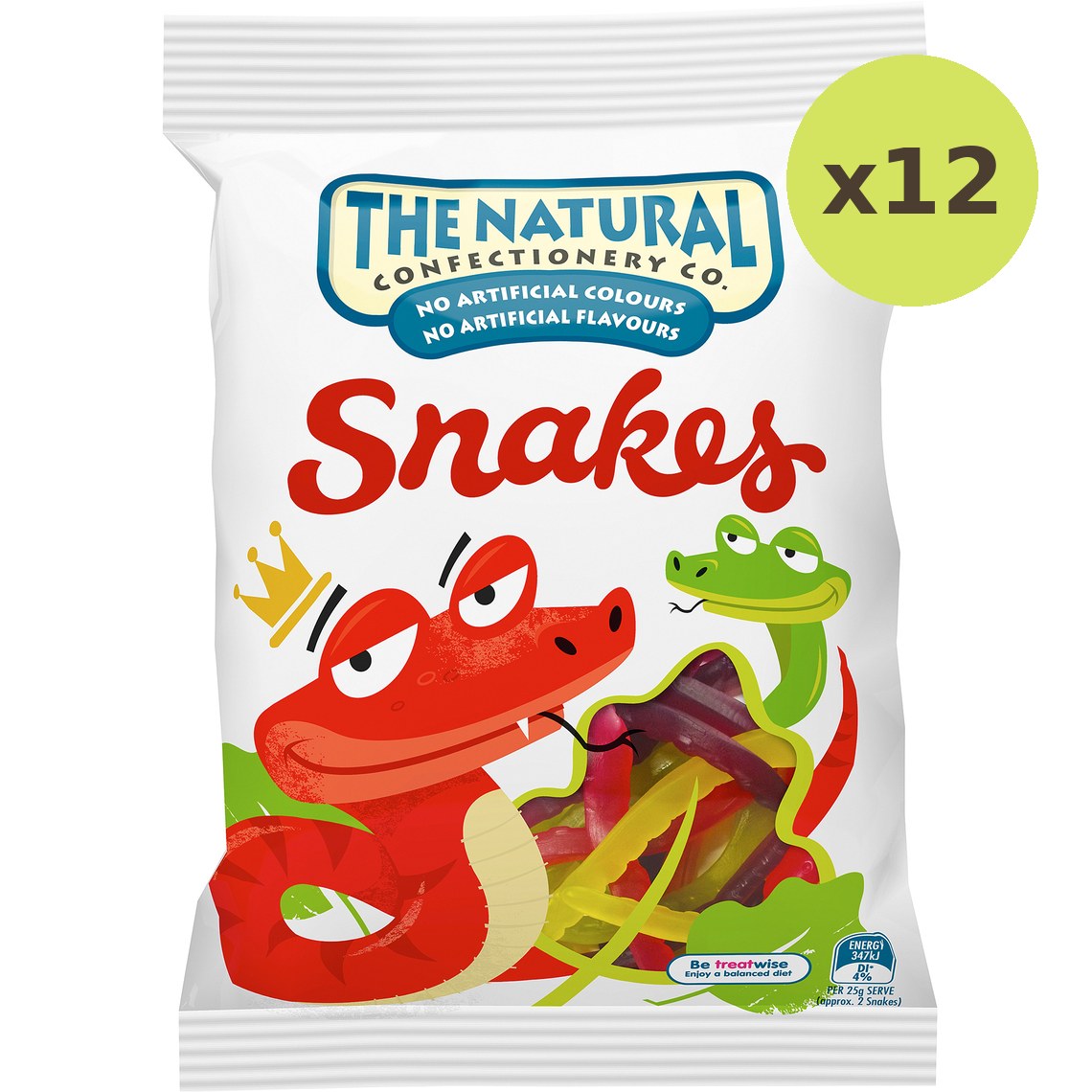 The Natural Confectionery Co. Snakes Jelly