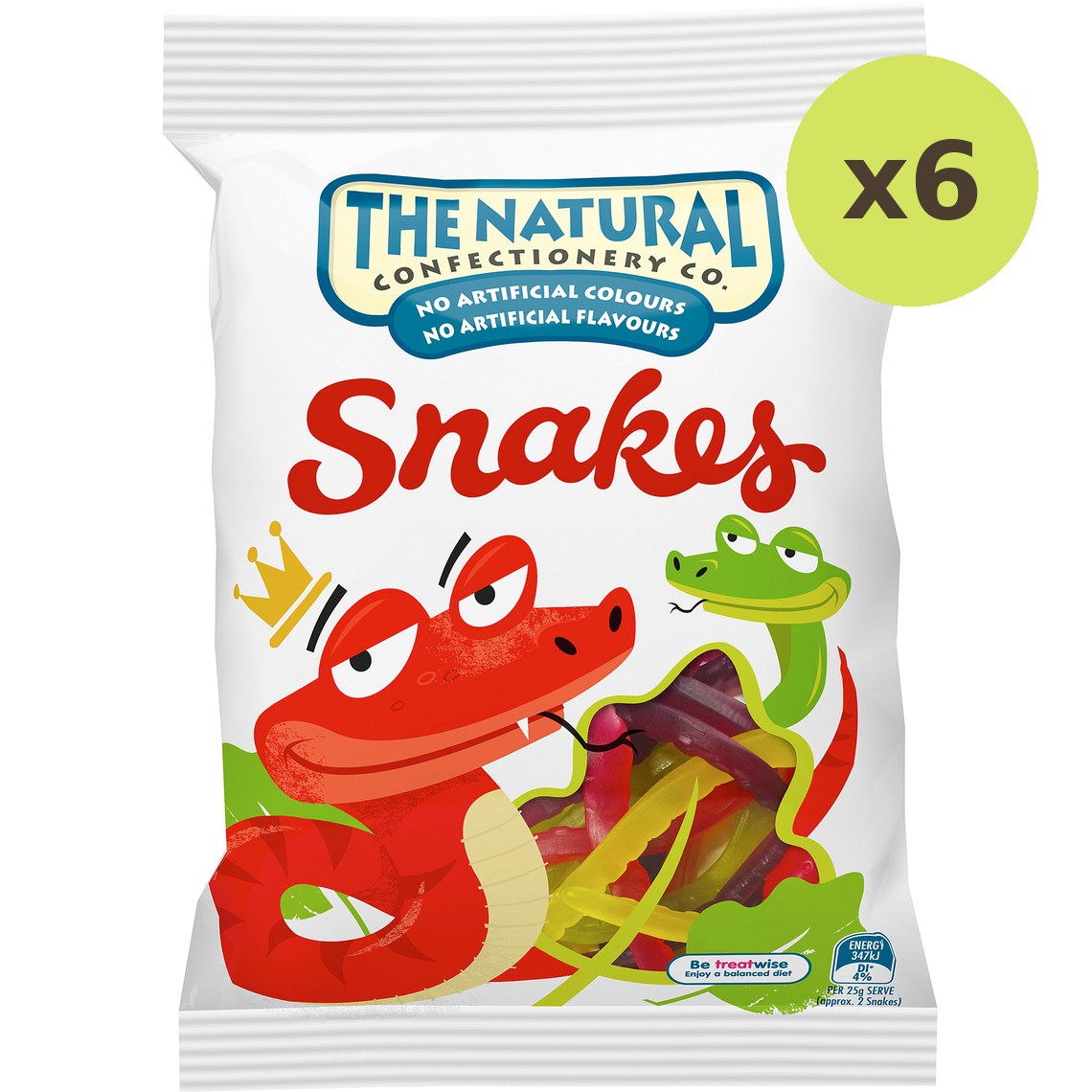The Natural Confectionery Co. Snakes Jelly