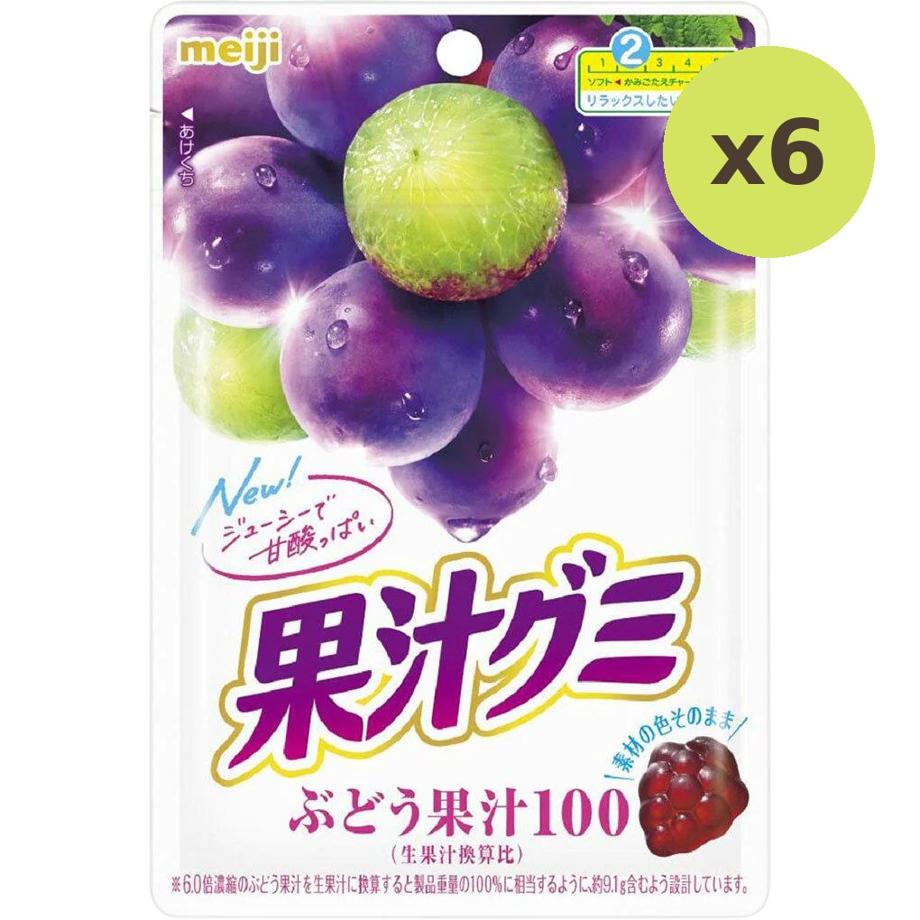 Meiji Kajyu Gummy Grape