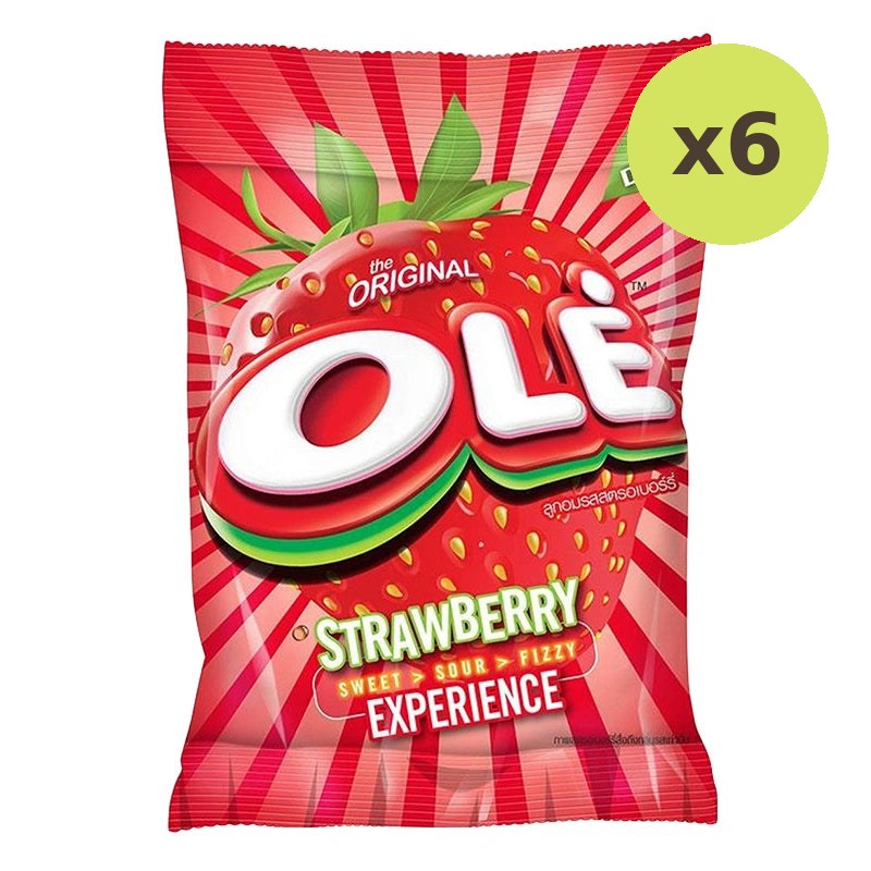 OLE Candy Strawberry Flavoured 100 Tablet