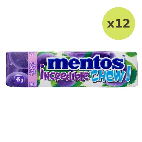 Mentos Incredible Grape Chewy Candies