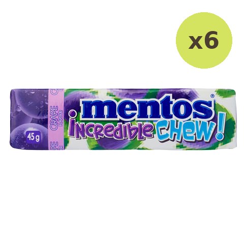 Mentos Incredible Grape Chewy Candies