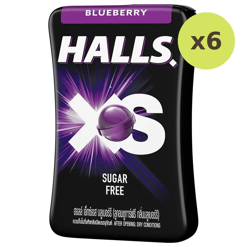 Halls Xs Blueberry