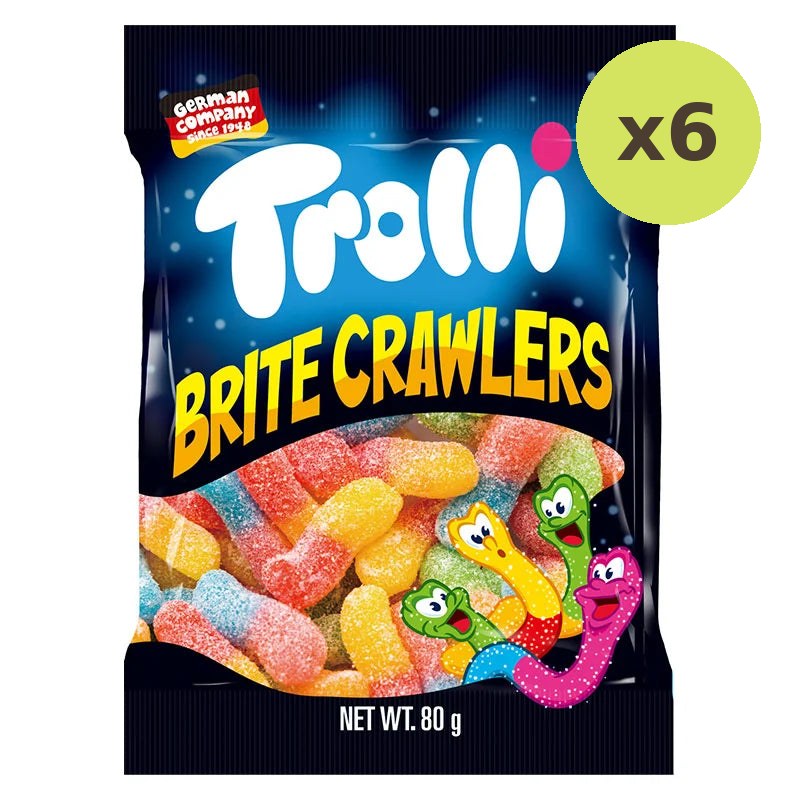 Trolli Gummy Brite Crawlers 80g