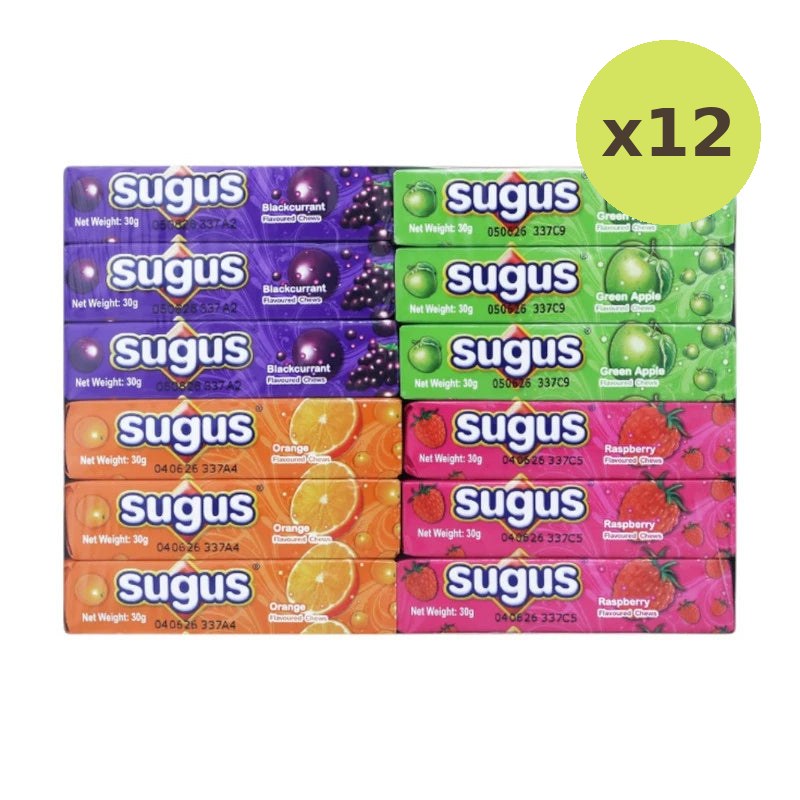 Sugus Mixed Fruit Flavored Candy Bar Type 360g