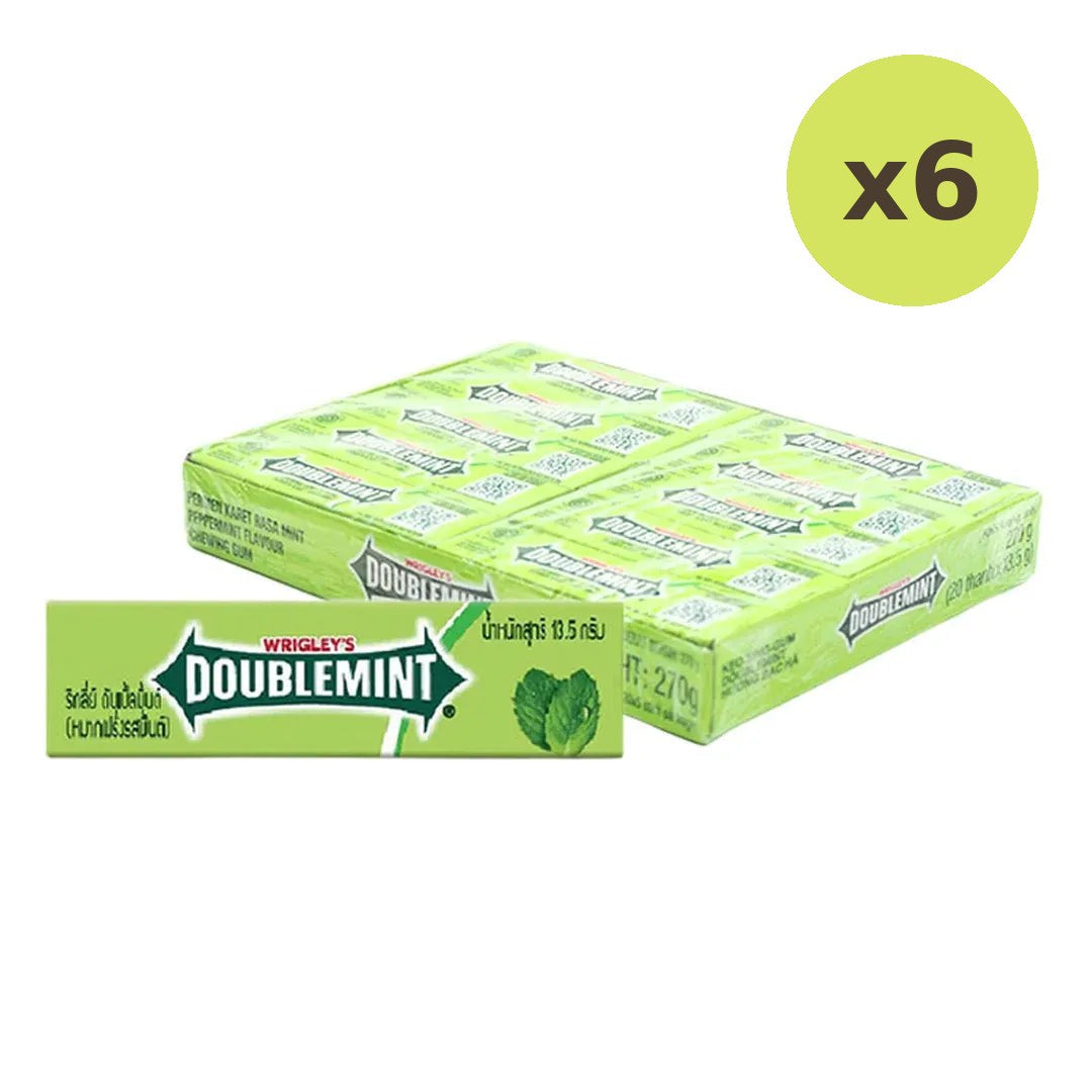 Doublemint Chewing Gum Peppermint Flavor 13.5g