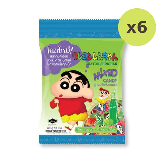 Shinchan Candy Mixed Flavor Strawberry Lemon Soda 94.5g