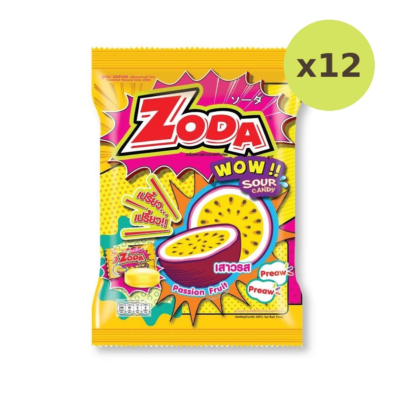 Zoda WOW Sour Candy Passion Fruit 87.5g