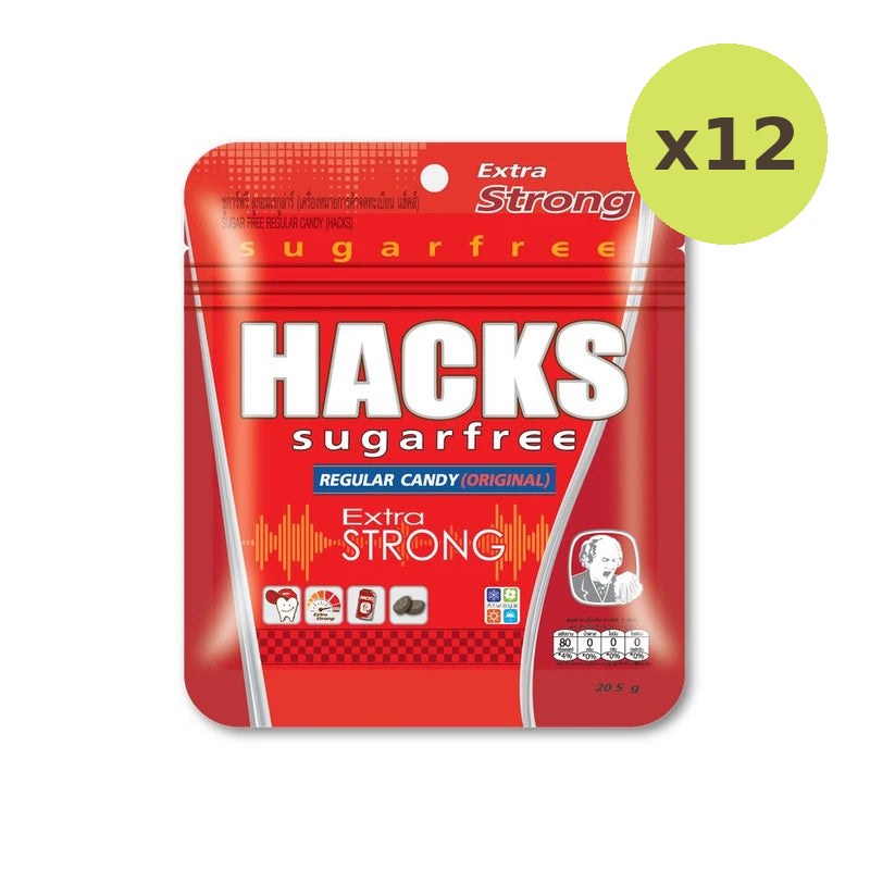 Hacks Sugar-free Candy Regular 20.5g
