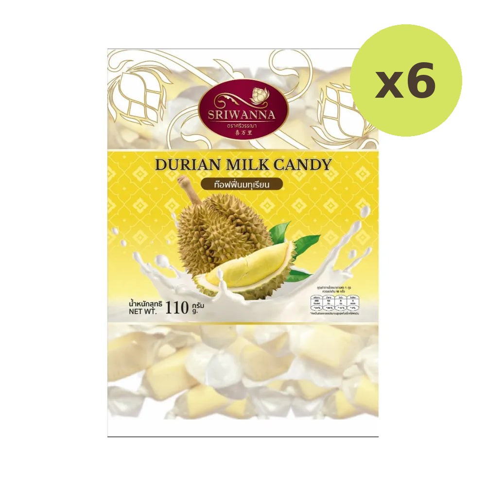 Sriwanna Durian Flavored Milk Candy 110g