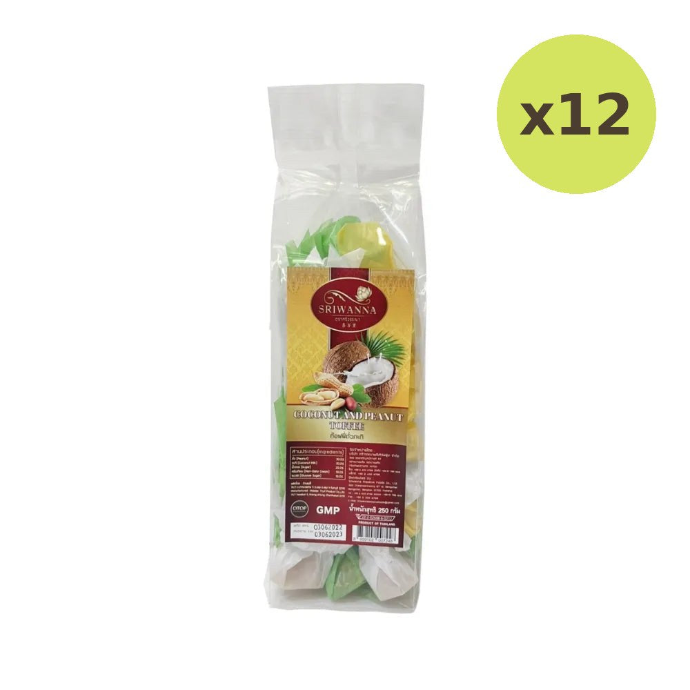 Sriwanna Coconut And Peanut Toffee 250g