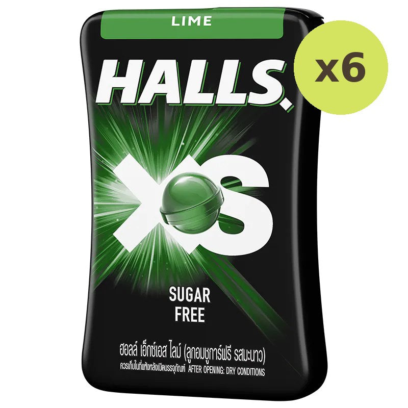 Halls Xs Lime Candy