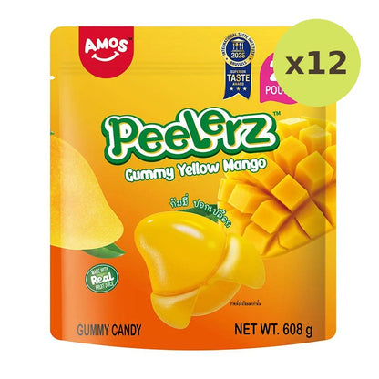 Amos Peelerz Gummy Yellow Mango 608g