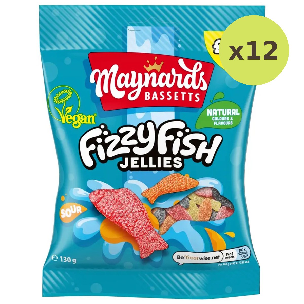Maynards Bassetts Fizzy Fish Jellies