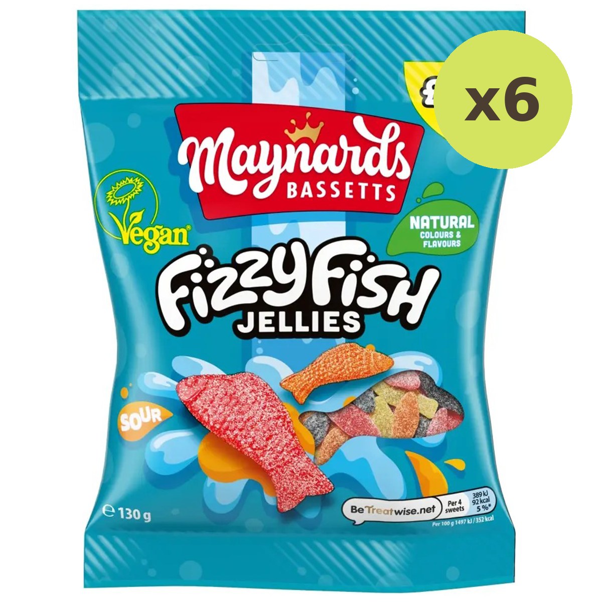 Maynards Bassetts Fizzy Fish Jellies