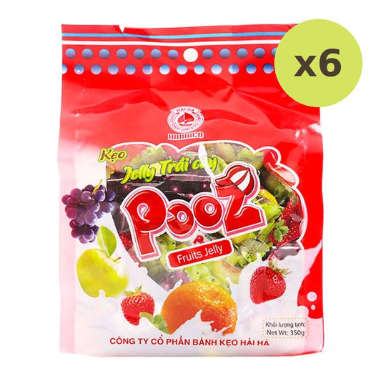 Haihaco Pooz Gummy Fruity 350g