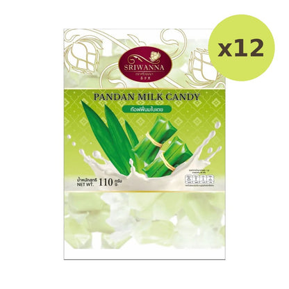 Sriwanna Pandan Flavored Milk Candy 110g