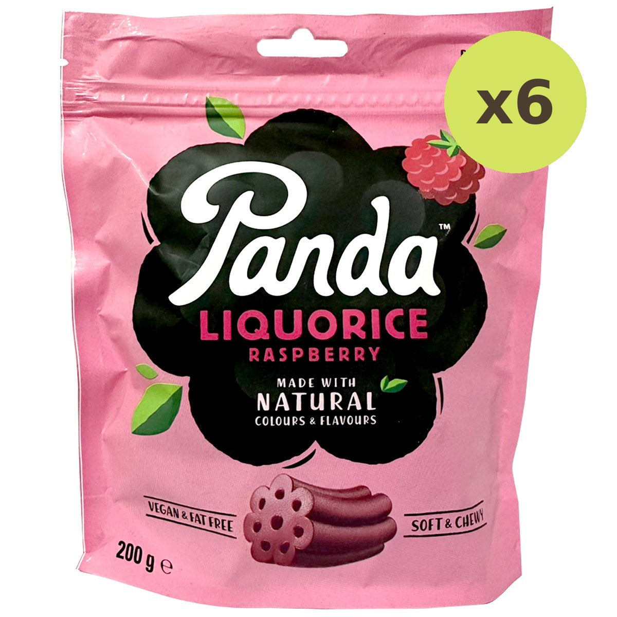 Panda Liquorice Raspberry