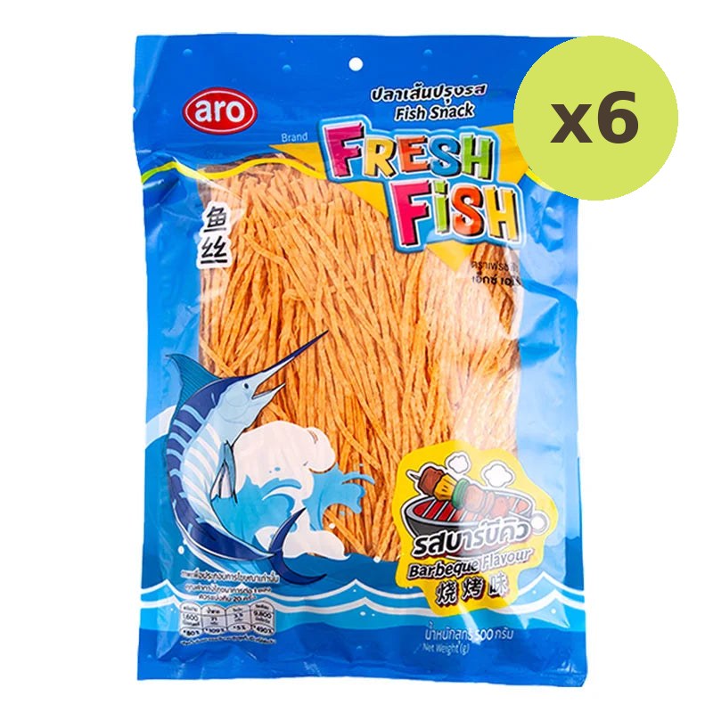 Freshfishxaro Fish Snack Barbeque Flavor 500g
