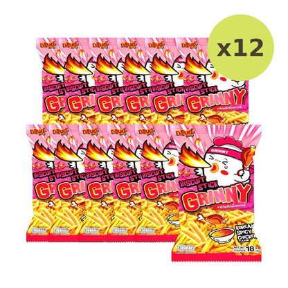 Grinny Biscuit Stick Korean Spicy Chicken Flavour 18g