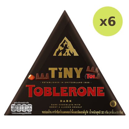 Toblerone Tiny Dark Chocolate With Honey & Almond Nougats