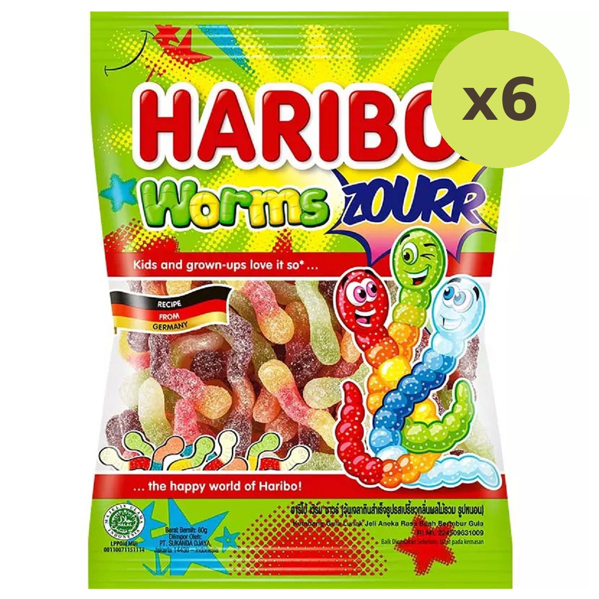 Haribo Worms Zourr