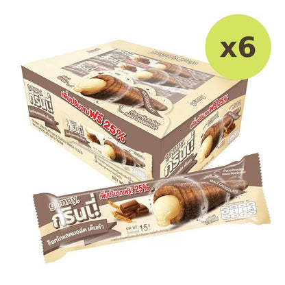 Grinny Chocolate Coated Snack Filled With Malt Cream 15g