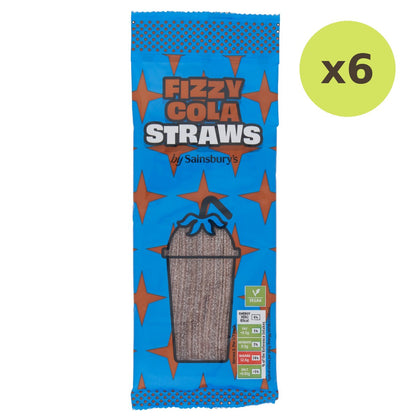 Sainsbury's Fizzy Cola Straw Sweets