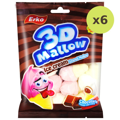 Erko 3d Ice Cream Jam Filled Chocolate Flavour