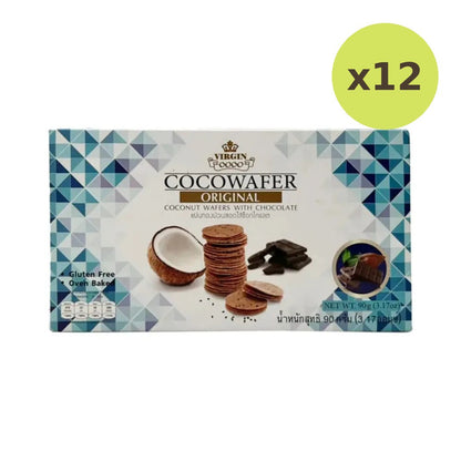 Virgin CoCo Cocowafer Original Coconut Waffrs With Chocolate 90