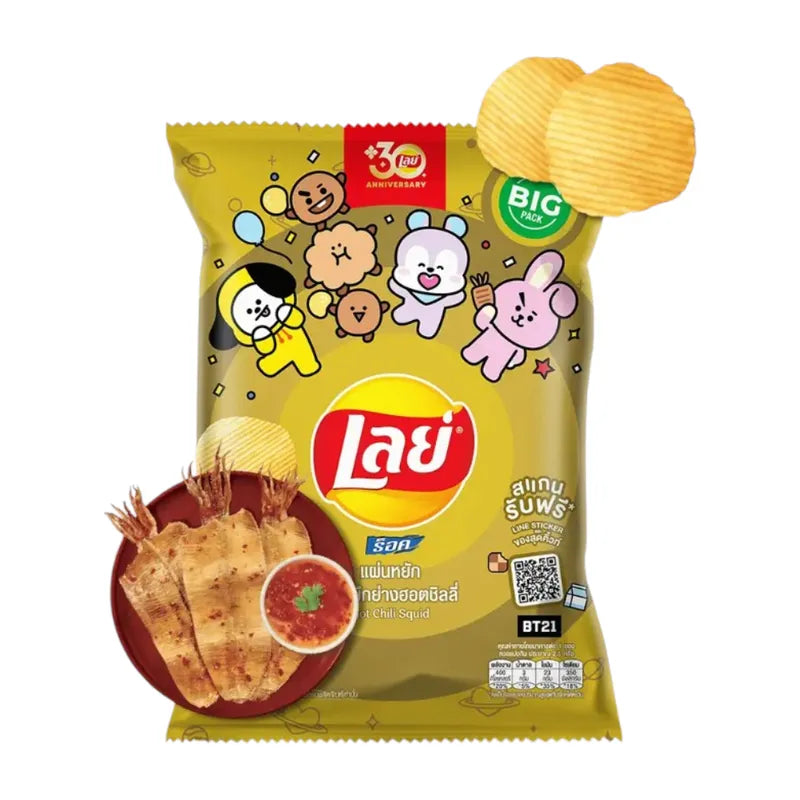 Lays Rock HOT Chili Squid 69g x24