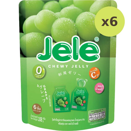 Jele Chewy Jelly White Grape Juice Grape Flavour