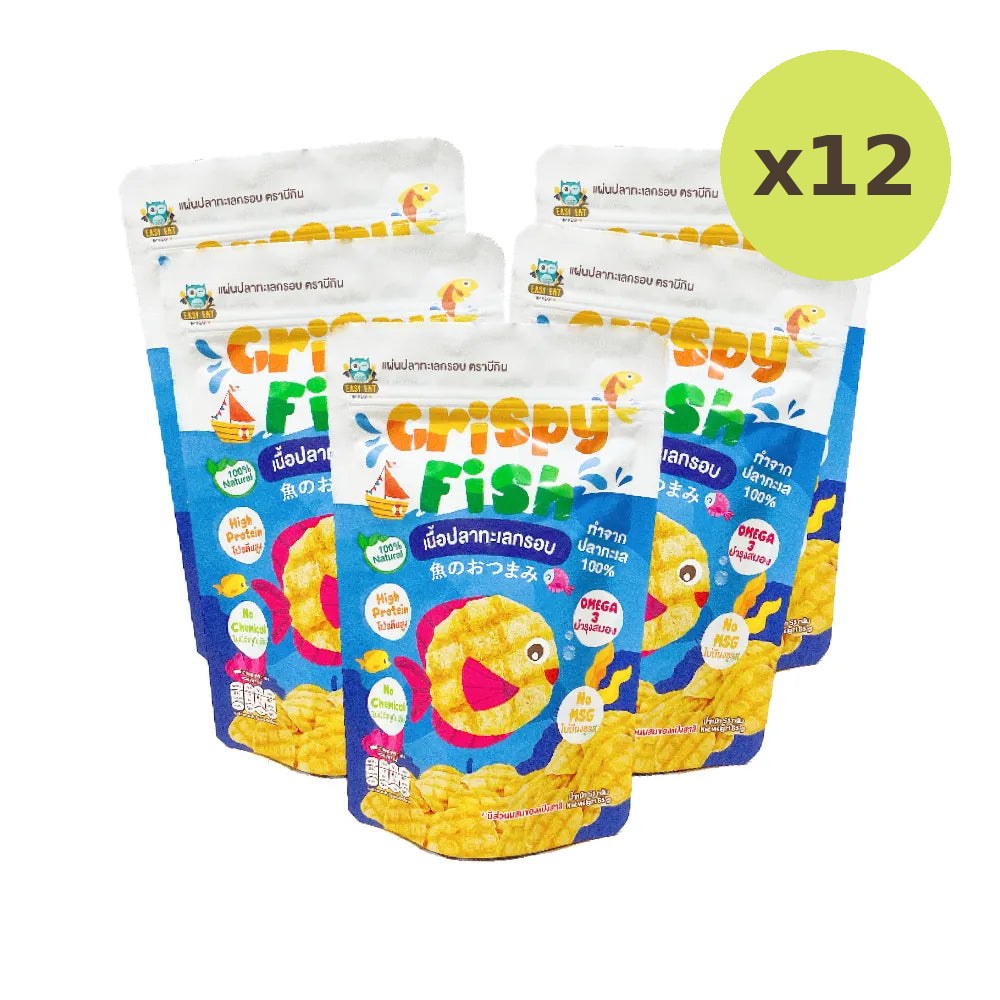 Begin Baby 100% Crispy Sea Fish Corn Chips Made From Real No MSG