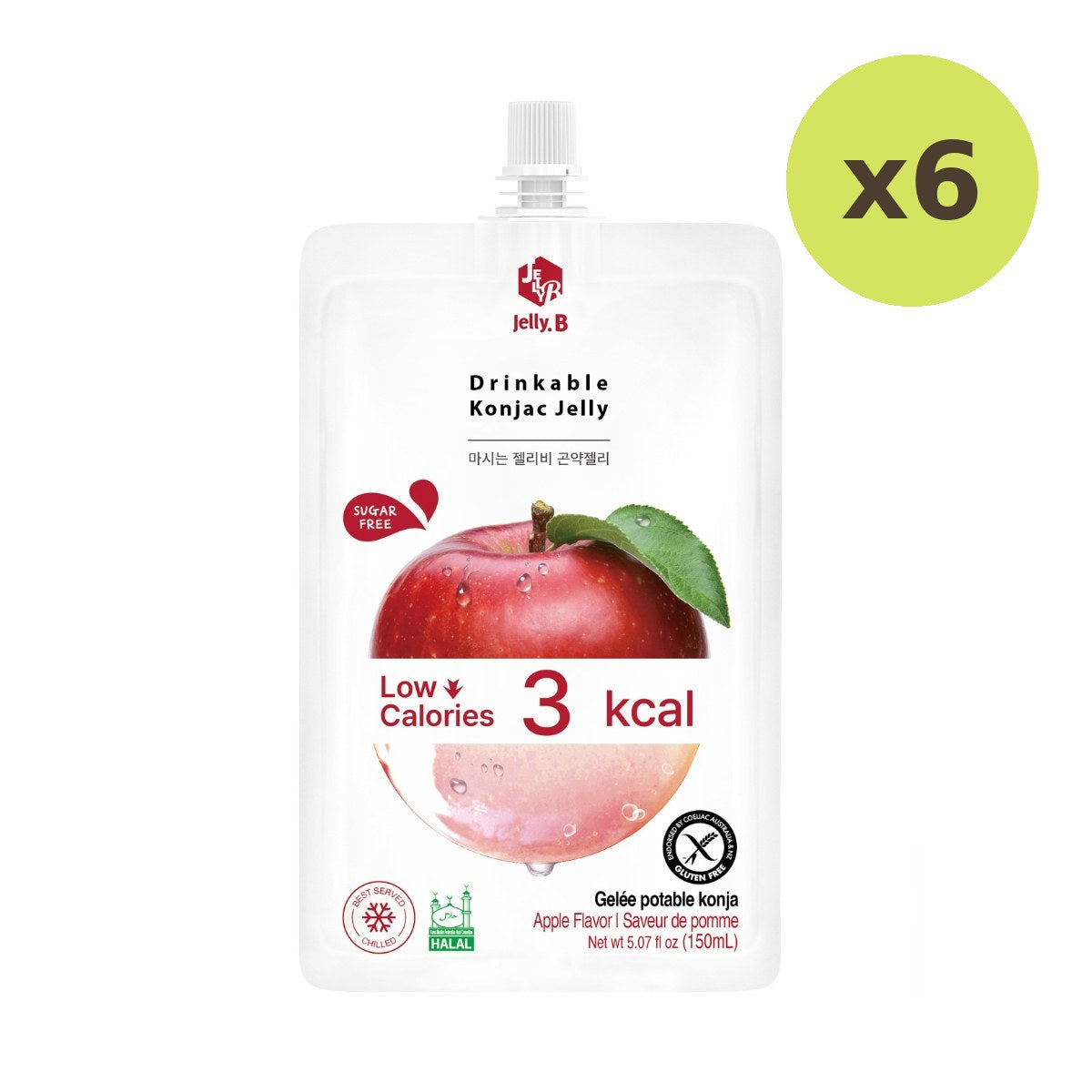 Jelly B Konjac Jelly Apple