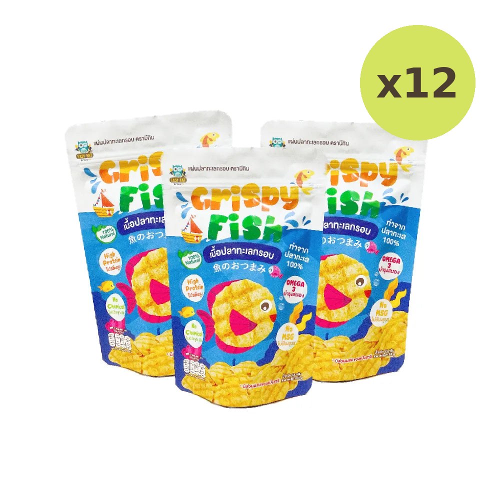 Begin Baby 100% Crispy Sea Fish Corn Chips Made From Real No MSG